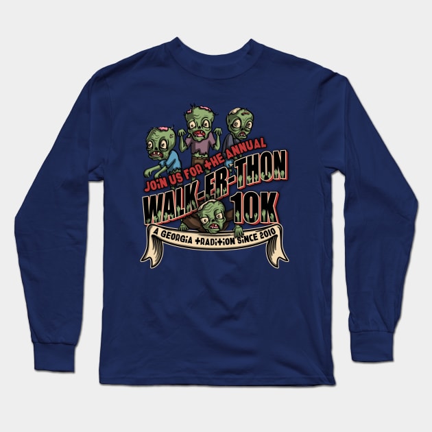 Walk-er-thon Long Sleeve T-Shirt by kellabell9